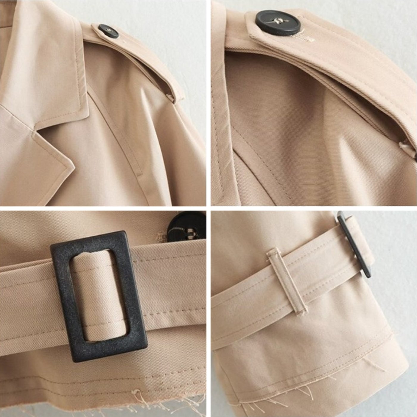 Trench-coat kaki
