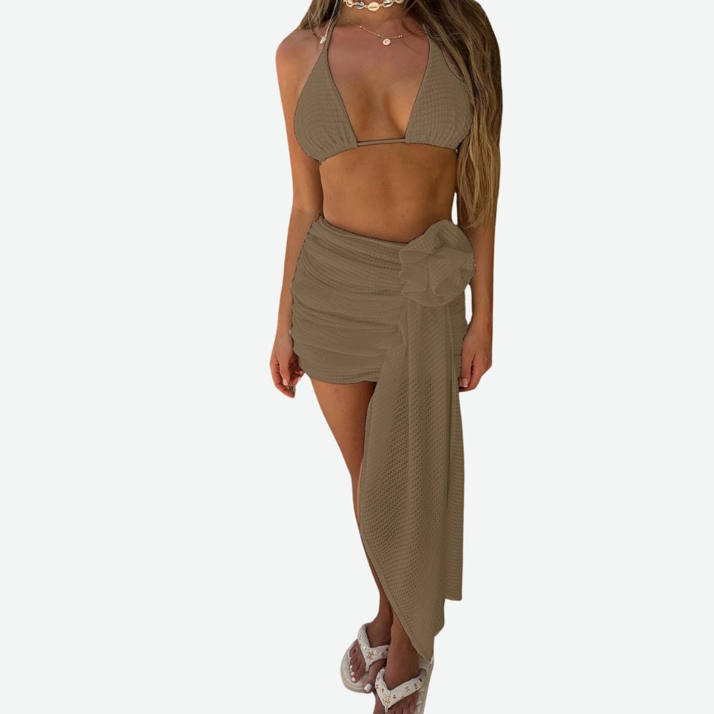 Ensemble bikini 3 pièces femme – look estival chic