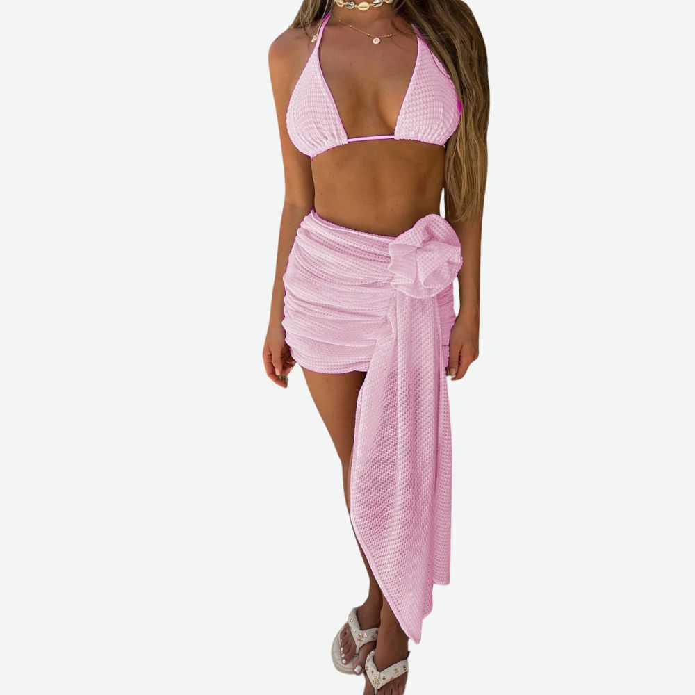 Ensemble bikini 3 pièces femme – look estival chic