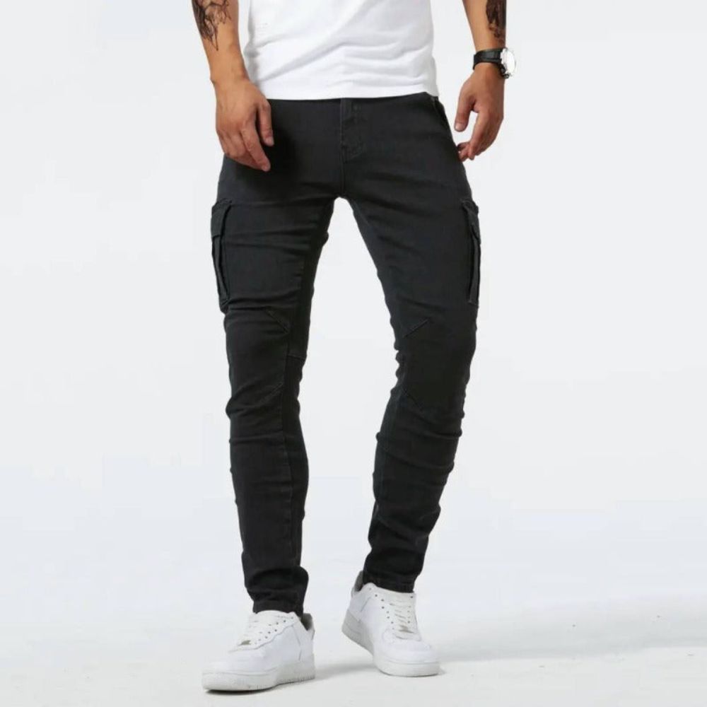 Jean cargo homme – style urbain et fonctionnalité au quotidien