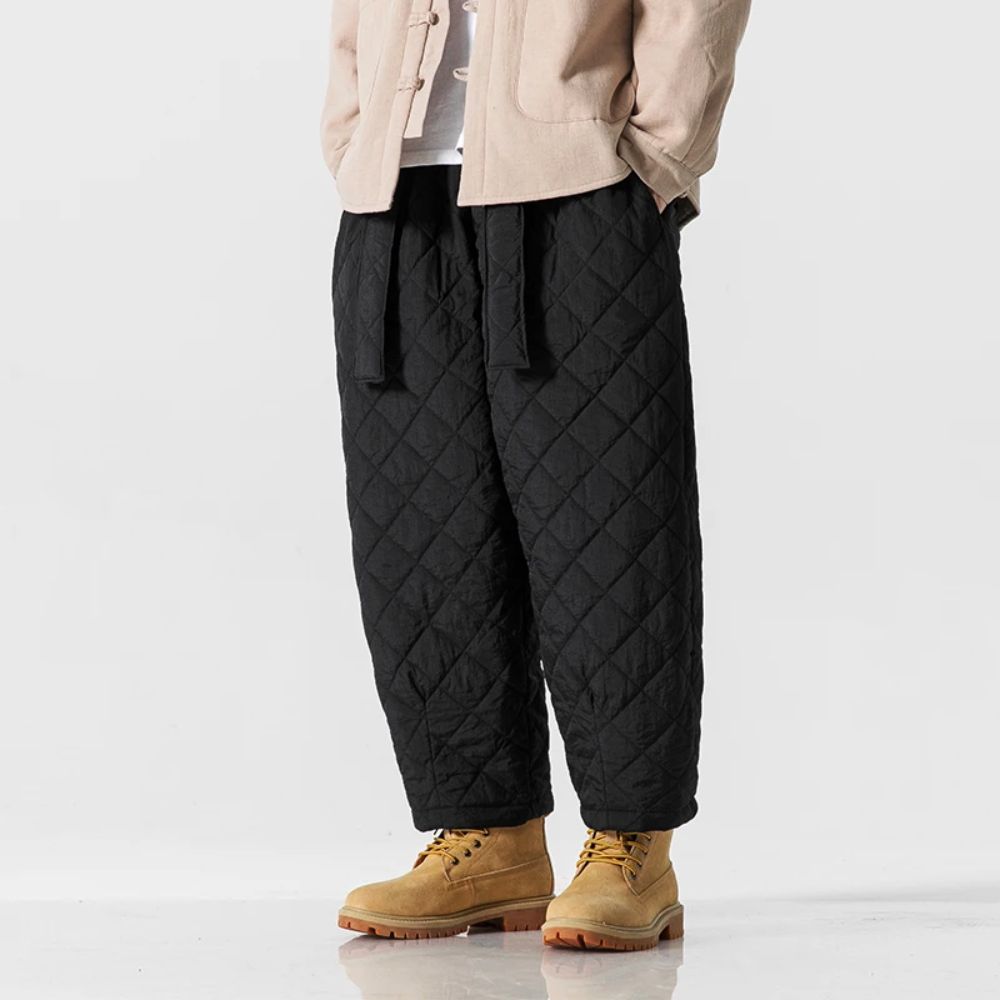 Pantalon matelassé chaud et stylé pour l’hiver