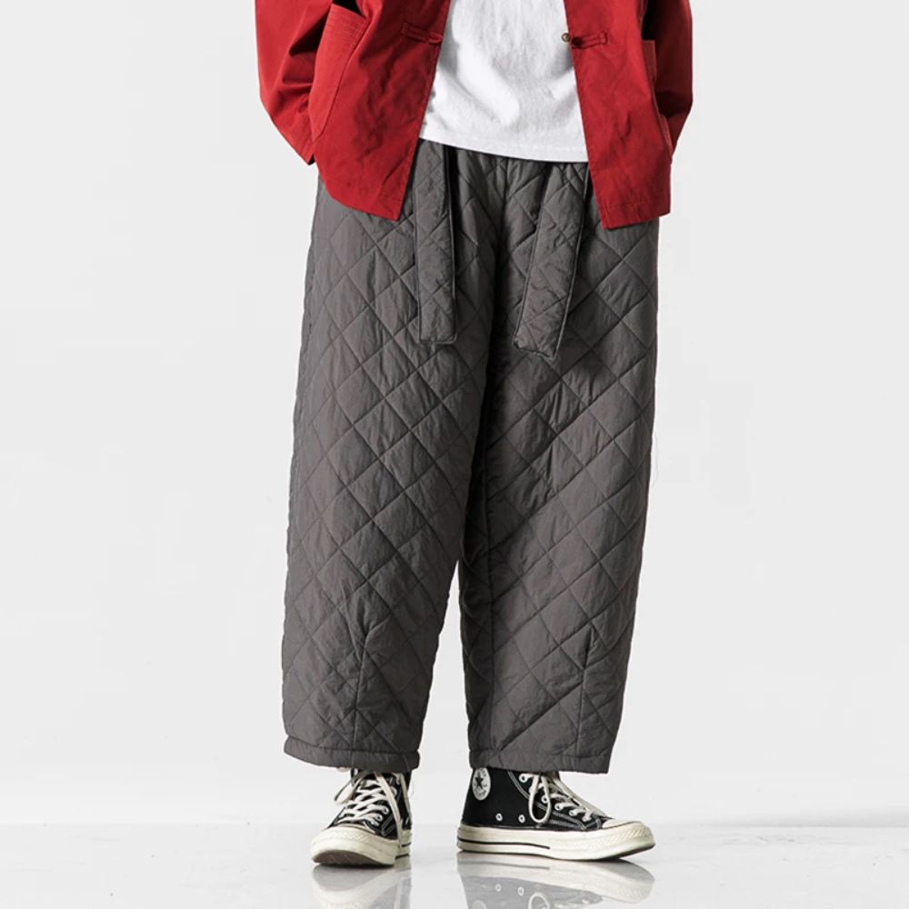Pantalon matelassé chaud et stylé pour l’hiver
