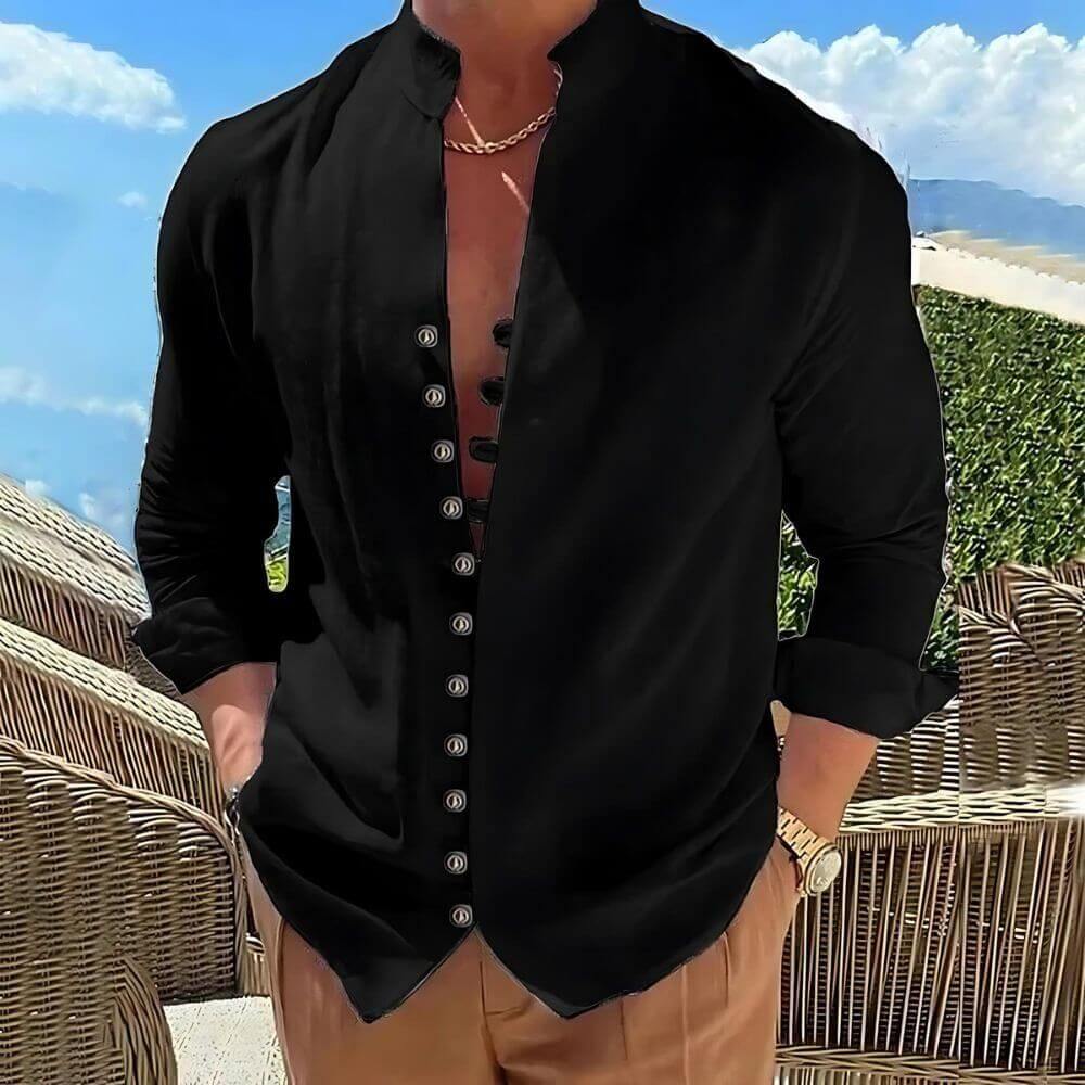 Chemise homme élégante et décontractée – idéale au quotidien et en soirée