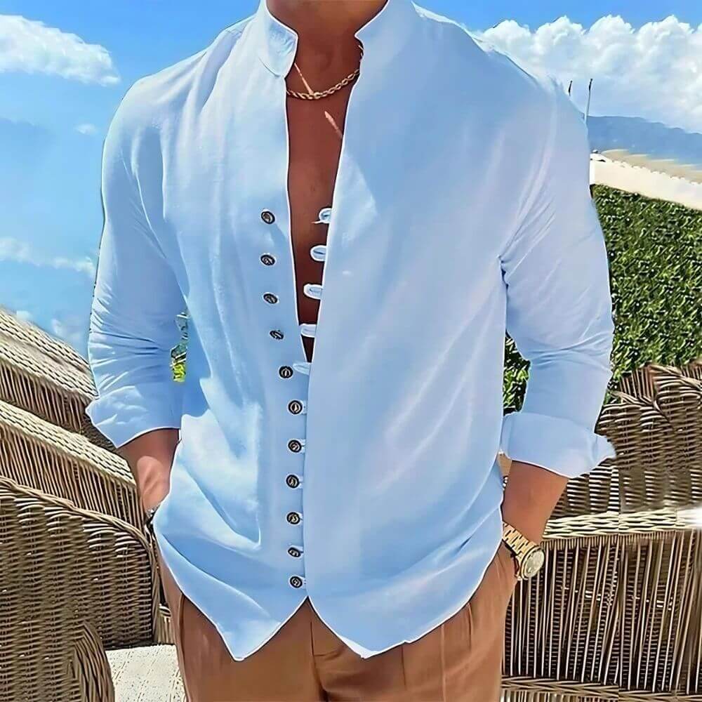 Chemise homme élégante et décontractée – idéale au quotidien et en soirée