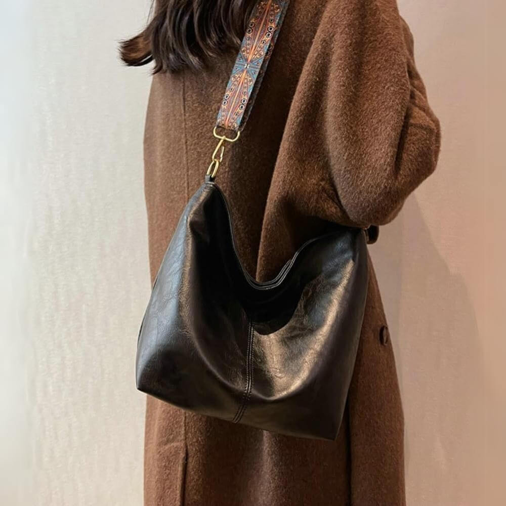 Sac à main vintage noir