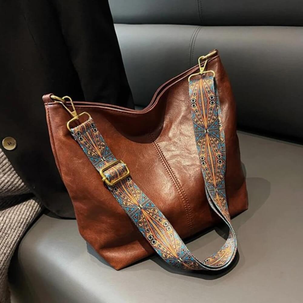 Sac à main vintage marron