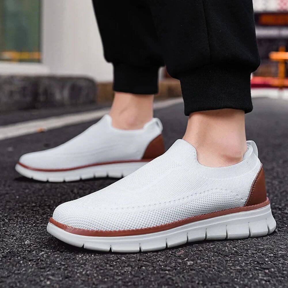 Sneakers Femme Légeres à Enfiler Maille Aérée Quotidien