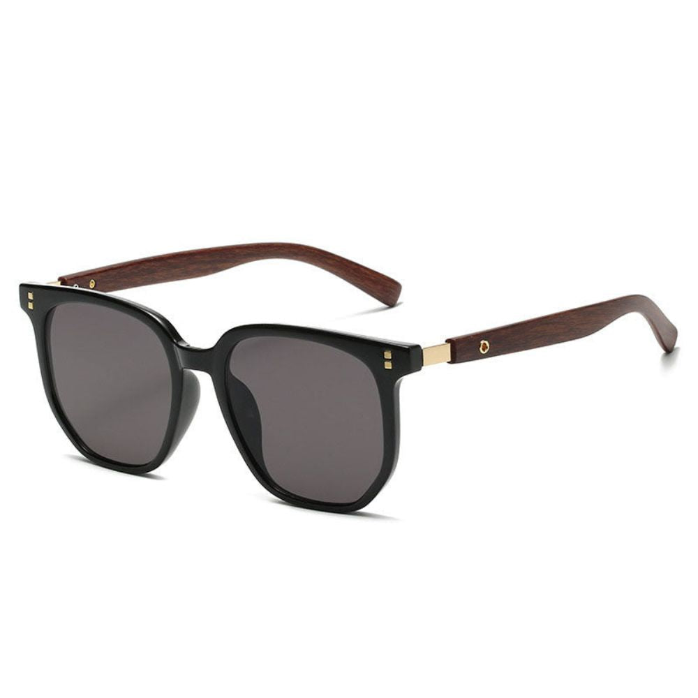 Lunettes de Soleil Vintage en Bois Élégantes