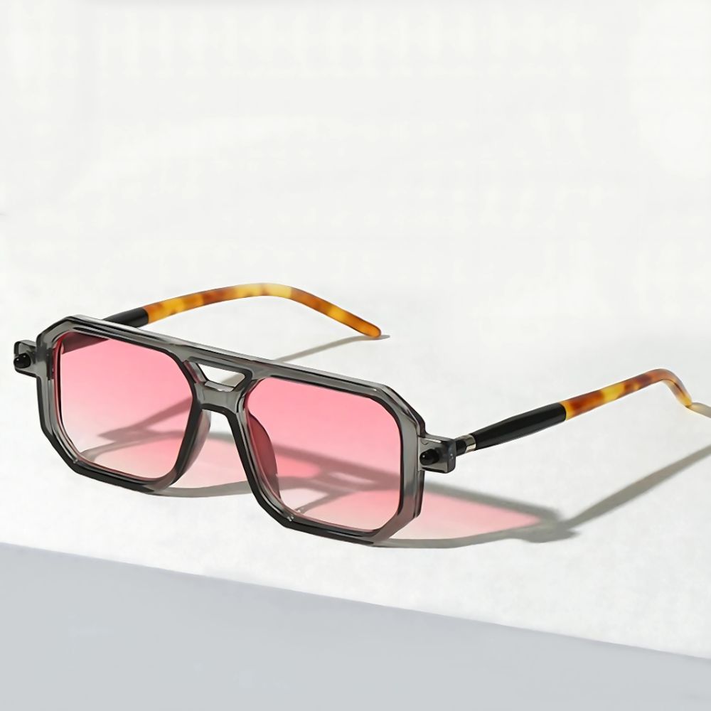 Lunettes de soleil polygonales – audacieuses et élégantes