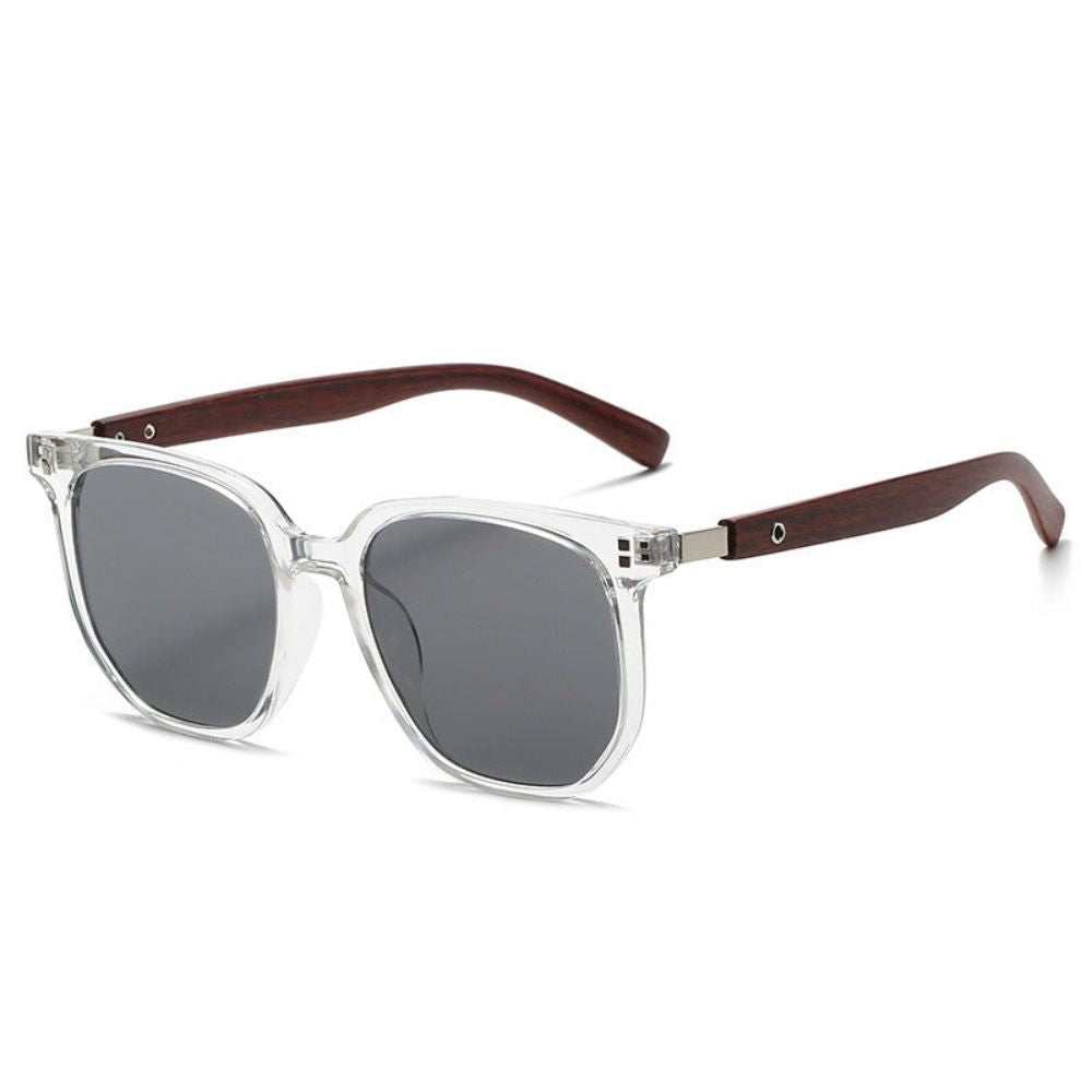 Lunettes de Soleil Vintage en Bois Élégantes