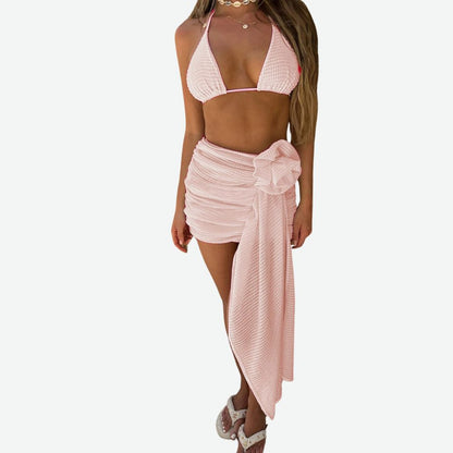 Ensemble bikini 3 pièces femme – look estival chic