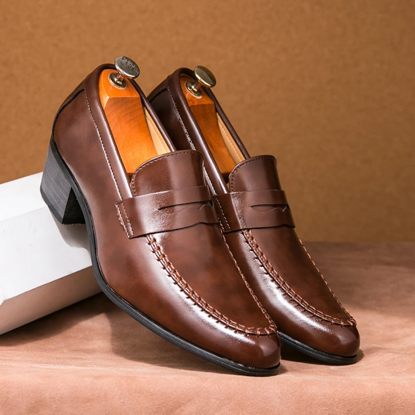 Mocassins homme à enfiler – semelle stable et design classique
