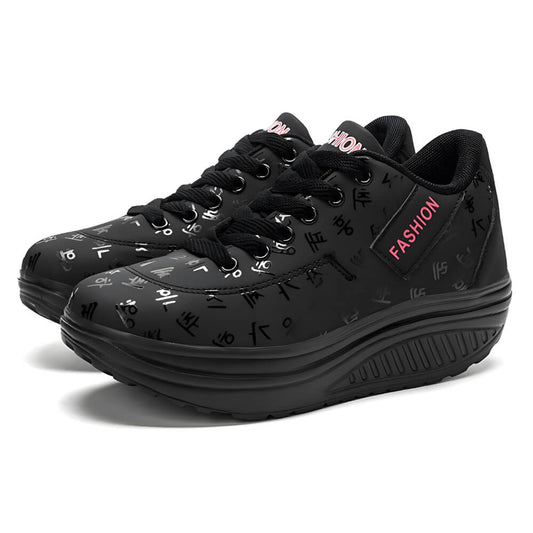 Chaussures à plateforme confortables noires