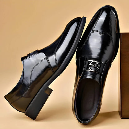 Chaussures formelles en cuir noir