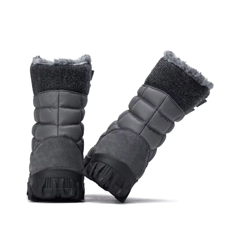 Bottes Neige Homme Imperméables Chaudes Antidérapantes Noires