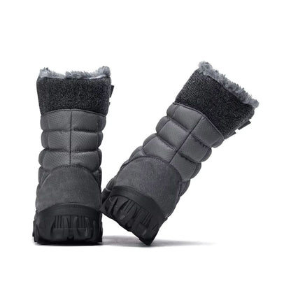 Bottes Neige Homme Imperméables Chaudes Antidérapantes Noires